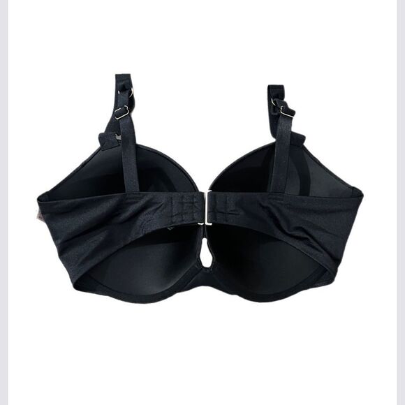 Victorias Secret Swim Shine Strap Sexy Tee Push Up Bikini Top Black - Picture 4 of 9